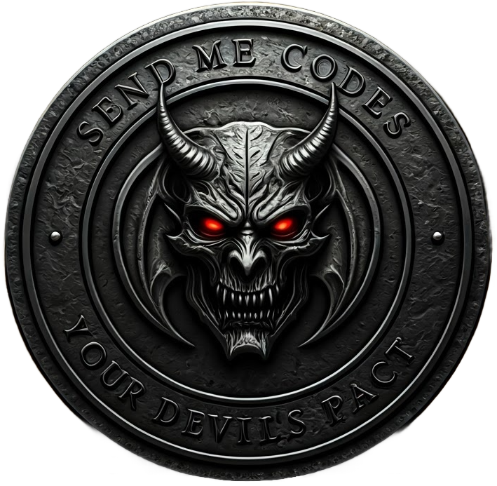 SEND ME CODES . YOUR DEVIL'S PACT